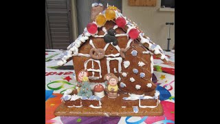 Favorina Gingerbread House Kit from Lidl How To Assemble [upl. by Colinson504]