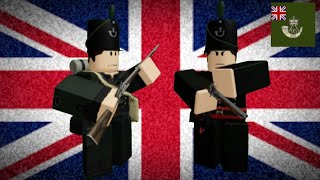 How to make Napoleonic wars British 95th rifles rankerofficer uniformRoblox avatar tutorial [upl. by Aiekram103]