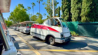 Disneyland Resort  Mickey amp Friends and Pixar Pals Tram Ride  Day amp Night [upl. by Anitrak212]