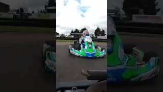 Different camera angle Rotax Junior Karting  Pt 3 [upl. by Ainezey760]