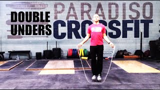 HOW TO LEARN DOUBLE UNDERS STEP BY STEP  Paradiso Crossfit [upl. by Kcirevam]