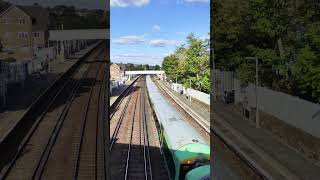 Southern Rail train passing through Anerley Station London [upl. by Wales546]