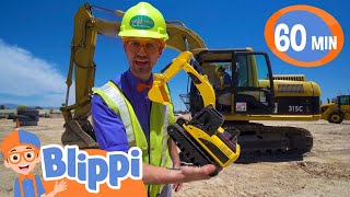 Blippi Explores an Excavator and Construction Vehicles  Educational Videos for Kids [upl. by Misab421]