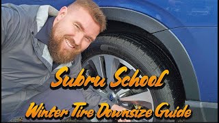 Subaru School  Subaru Winter Tire Downsizing Guide [upl. by Janeczka]