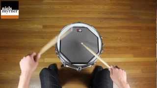 Ten Stroke Roll  Drum Rudiment Lessons [upl. by Mcintosh502]