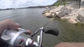 Bass Fishing Lake Granbury TX [upl. by Liban]