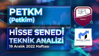 PETKM PETKİM HİSSE SENEDİ TEKNİK ANALİZİ  19 Aralık 2022 Piyasa Açılış Öncesi [upl. by Beulah]