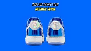 Nike Air Force 1 Low Metallic Royal [upl. by Him]