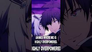 Over power anime recommendation for you animeshort animerecomendation animeedit animeoverpower [upl. by Nylorak]