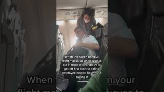 Crazy entitled karen removed from plane [upl. by Yenroc]