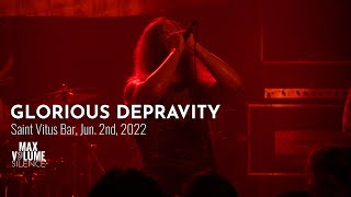 GLORIOUS DEPRAVITY live at Saint Vitus Bar Jun 2nd 2022 FULL SET [upl. by Kenrick]