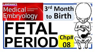 Langman Chapter8  Fetal  Period  Third Month to Birth  Placenta  Embryology  Dr Asif Lectures [upl. by Kcir622]