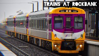 Trains at Rockbank  January 2023 [upl. by Nnylyam]