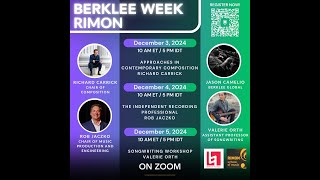 Berklee Global Connection Rimon Week  Composition with Richard Carrick [upl. by Mellette668]