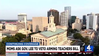 Moms ask Gov Lee to veto arming teachers bill [upl. by Piotr]