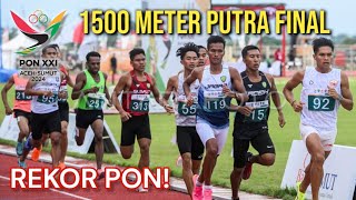 Lari 1500m Putra Final  Atletik PON Aceh Sumut XXI 2024 [upl. by Fosdick]