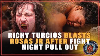 Turcios BLASTS Rosas Jr after lastsec fight pullout  UFCMexico [upl. by Takeo707]