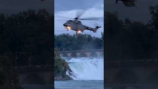 Super Puma Helikopter Display  Cougar am Rheinfall 2023 🇨🇭 [upl. by Xavler603]