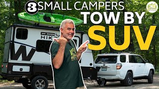 3 Small Camper Trailers You Can Tow With An SUV  New 2024 Models [upl. by Nnylyar]