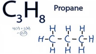 How to Draw the Lewis Structure for C3H8 Propane [upl. by Winona]