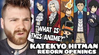 First Time Reacting to quotKatekyo Hitman Reborn Openings 18quot  New Anime Fan [upl. by Janean]