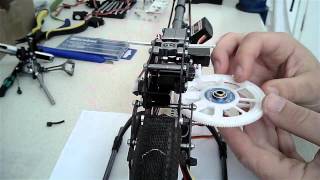 HK450GT Flybarless Conversion  pt 3  Installing The Servos FBL Rotor Head and Gyro [upl. by Gardell80]