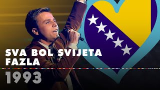 SVA BOL SVIJETA – FAZLA Bosnia amp Herzegovina 1993 – Eurovision Song Contest HD [upl. by Paapanen]