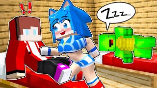 GIRL SONIC is cheating with JJ JJ fell in love with GIRL SONIC in Minecraft  Maizen [upl. by Eberhart]