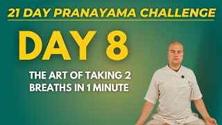 DAY 8  Pranayama amp Breathwork Challenge Ujjayi Pranayama  Ocean Breathing [upl. by Tessi905]