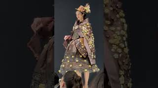 10ème Robe en chocolat Salon du chocolat Paris 2024 model patisserie chocolate food [upl. by Christyna]