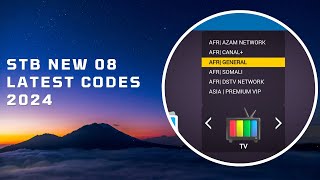 STB NEW 08 LATEST CODES 2024  STBEMU CODES [upl. by Ariak]