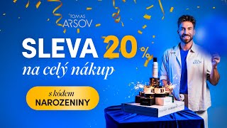 🥳 Narozeninová sleva Tomáše Arsova  20  na vše s kódem „NAROZENINY“ ✅ [upl. by Sral]