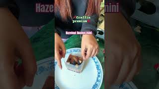 📌Cruffin Premium’Hazelnut Rocher Mini 10010dessertreviewshortsdailyshorts [upl. by Ahsetel]