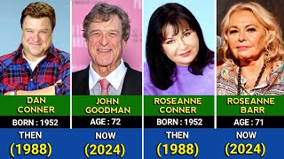 Roseanne 1988 Cast Then And Now [upl. by Hamian87]