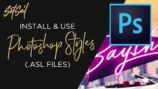 Installing and Using Photoshop Styles [upl. by Irolam143]