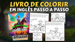 AMAZON KDP Como criar e publicar um livro de colorir em inglês na amazon KDP [upl. by Neyr369]