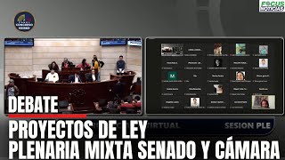 En Vivo PLENARIA Mixta SENADO y CÁMARA Debate PROYECTO de LEY Mercadeo AGROPECUARIO FocusNoticias [upl. by Hubert]