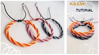 PULSERA ESPIRAL de 3 colores⚡️Tutorial Paso a Paso para Principiantes [upl. by Yecal]