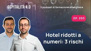 Ep293  Hotel RIDOTTI a NUMERI 3 rischi  Ospitalità 40 [upl. by Leelah]