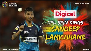 CPL SPIN KINGS  SANDEEP LAMICHHANE  CPLSpinKings CPL20 CricketPlayedLouder [upl. by Austin]