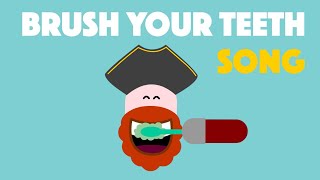 Brush Your Teeth Song with Captain OBrush 🦷 Pirate Fun for Kids [upl. by Aivilys397]