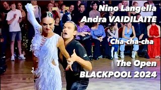 Nino Langella  Andra Validilaite  The Open Blackpool 2024  Chachacha [upl. by Hild659]