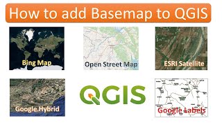 How to add basemap in QGIS  QGIS for Beginners [upl. by Weisburgh]