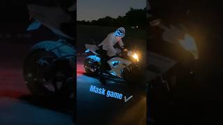 led mask to match lights on point ✔️☠️ bike motocross outdoors youtubeshorts motorcycle mx [upl. by Gurias]