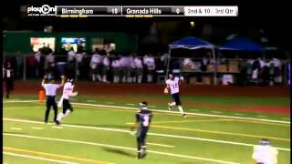 40 Yard touchdown reception by 12 Eduardo Murrillo of Birmingham [upl. by Arliene]