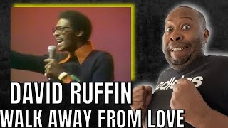 NO Temptations  First Time Hearing David Ruffin  Walk Away From Love Reaction [upl. by Annauqahs]