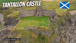 Tantallon Castle Scotland August 2024 [upl. by Enamrahc]