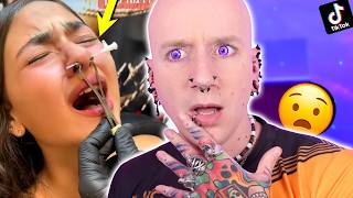 WORST Piercing Studio Ive EVER Seen  New TikTok Piercing Fails 37  Roly [upl. by Paton]