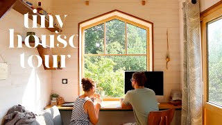 TINY HOUSE TOUR  visite de notre minimaison Baluchon [upl. by Nannette]