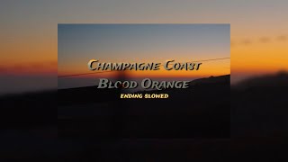 champagne coast  blood orange best partending slowed looped [upl. by Korwun]